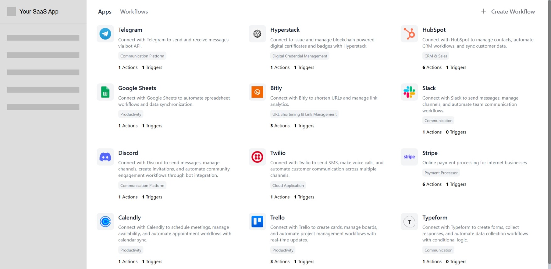 Integration Marketplace